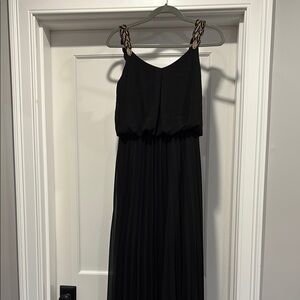 Bisou Bisou black gown size 2- Elegant Black Evening Dress NWT
